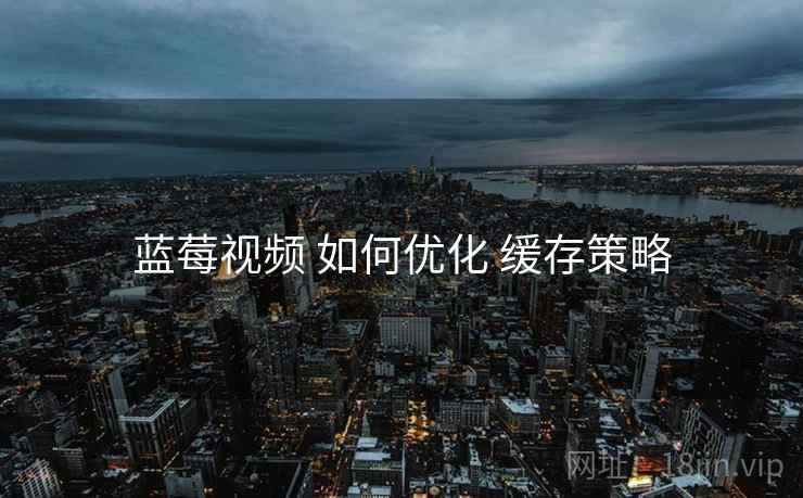 蓝莓视频 如何优化 缓存策略
