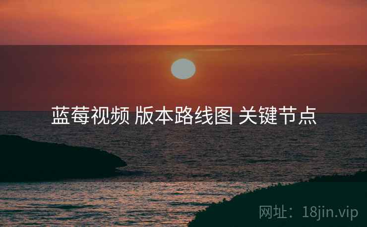 蓝莓视频 版本路线图 关键节点