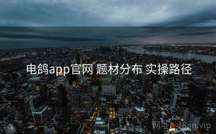 电鸽app官网 题材分布 实操路径