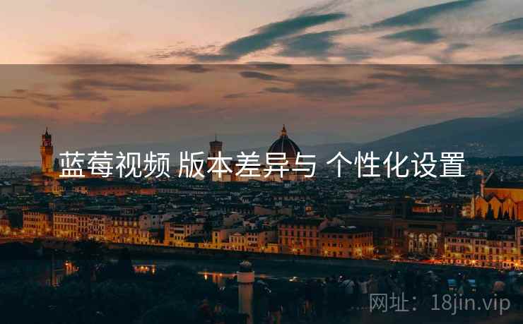 蓝莓视频 版本差异与 个性化设置