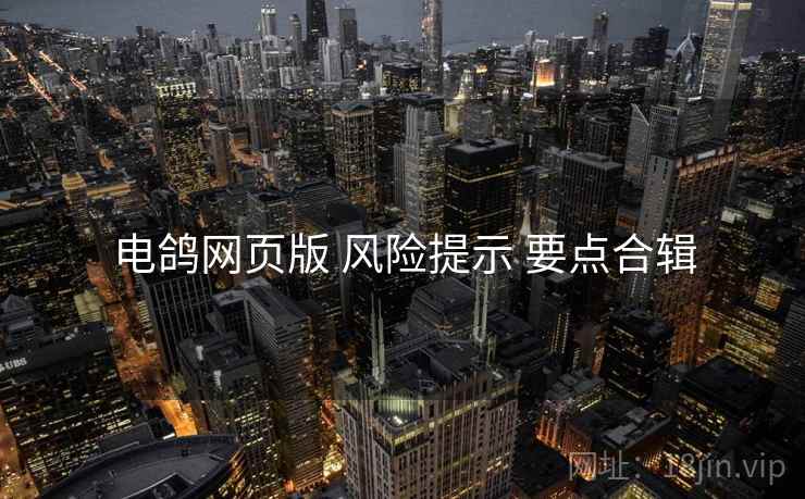 电鸽网页版 风险提示 要点合辑