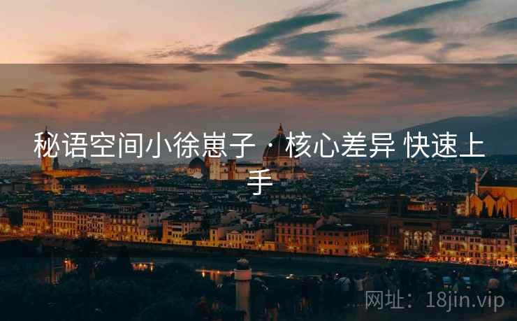 秘语空间小徐崽子 · 核心差异 快速上手