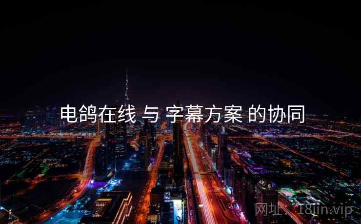 电鸽在线 与 字幕方案 的协同