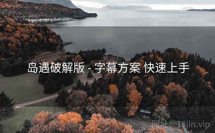 岛遇破解版 - 字幕方案 快速上手
