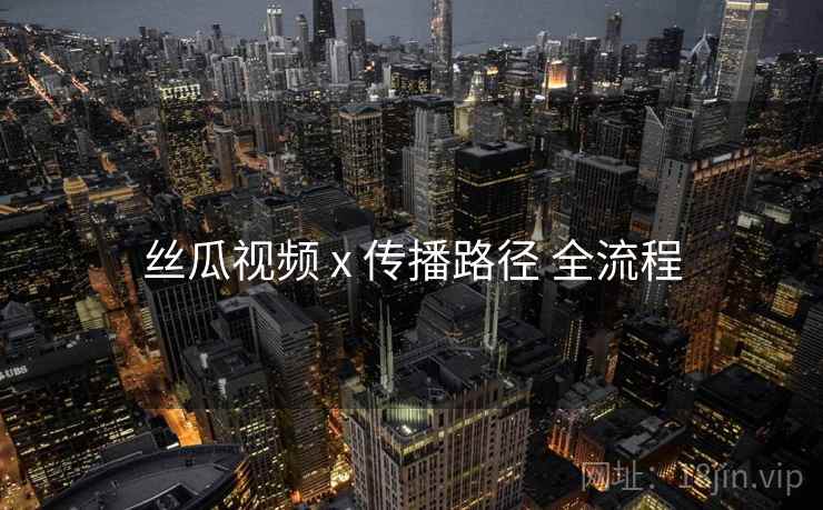 丝瓜视频 x 传播路径 全流程